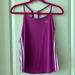Adidas ClimaCool Purple Racerback Athletic Tank Top